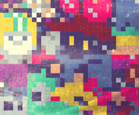 Colorful Mosaic Abstraction screenshot #1 480x400