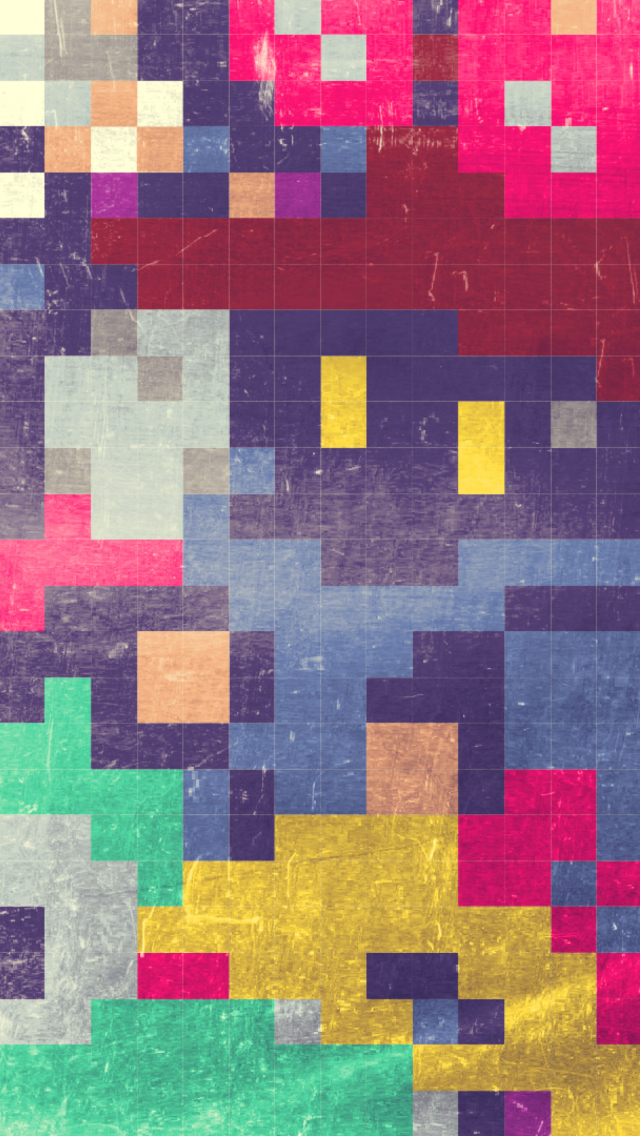 Colorful Mosaic Abstraction wallpaper 640x1136