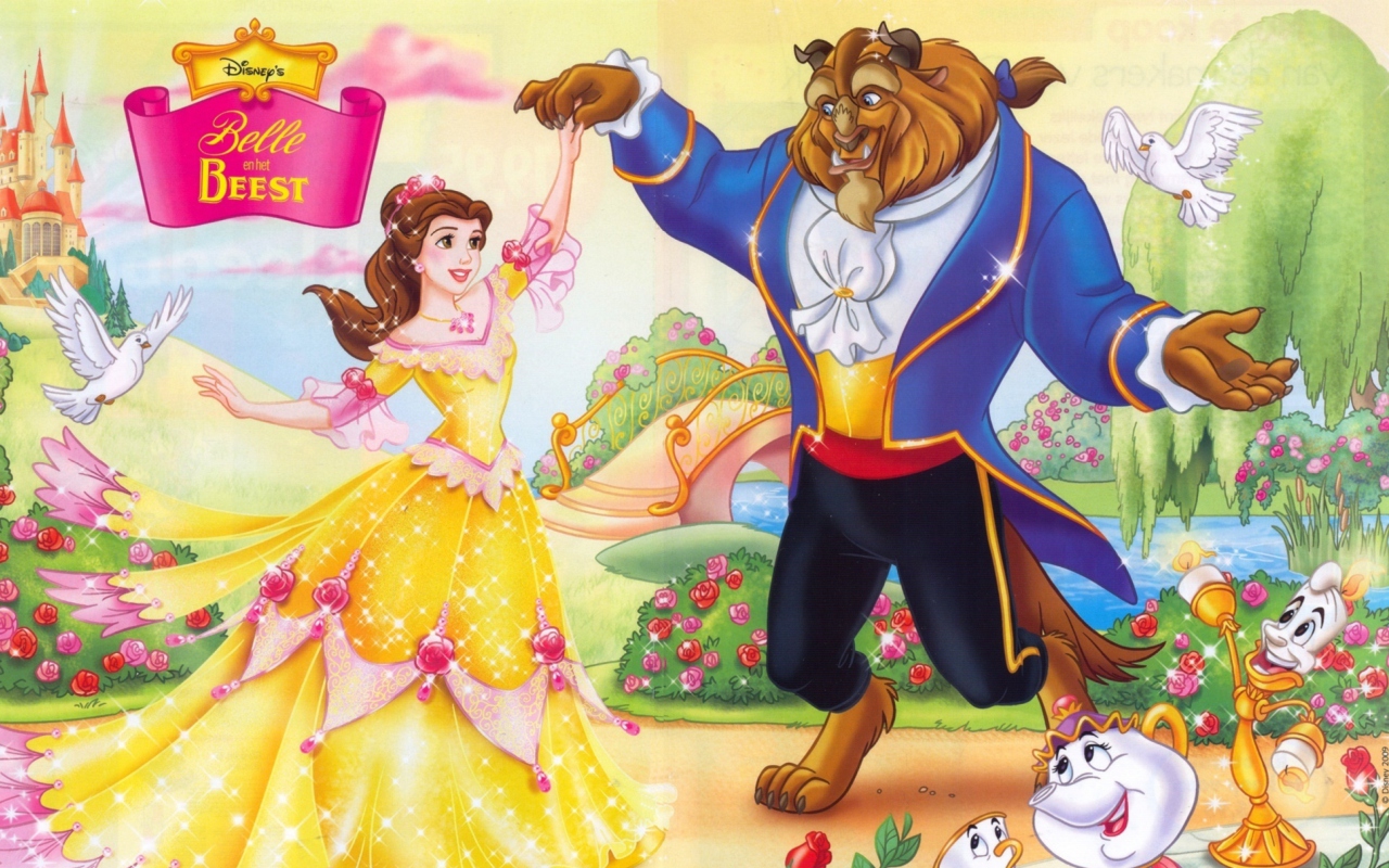 Das Princess Belle Disney Wallpaper 1280x800
