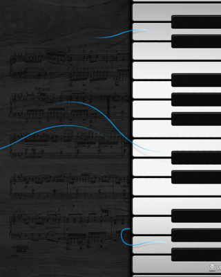 Piano Background for HTC Titan