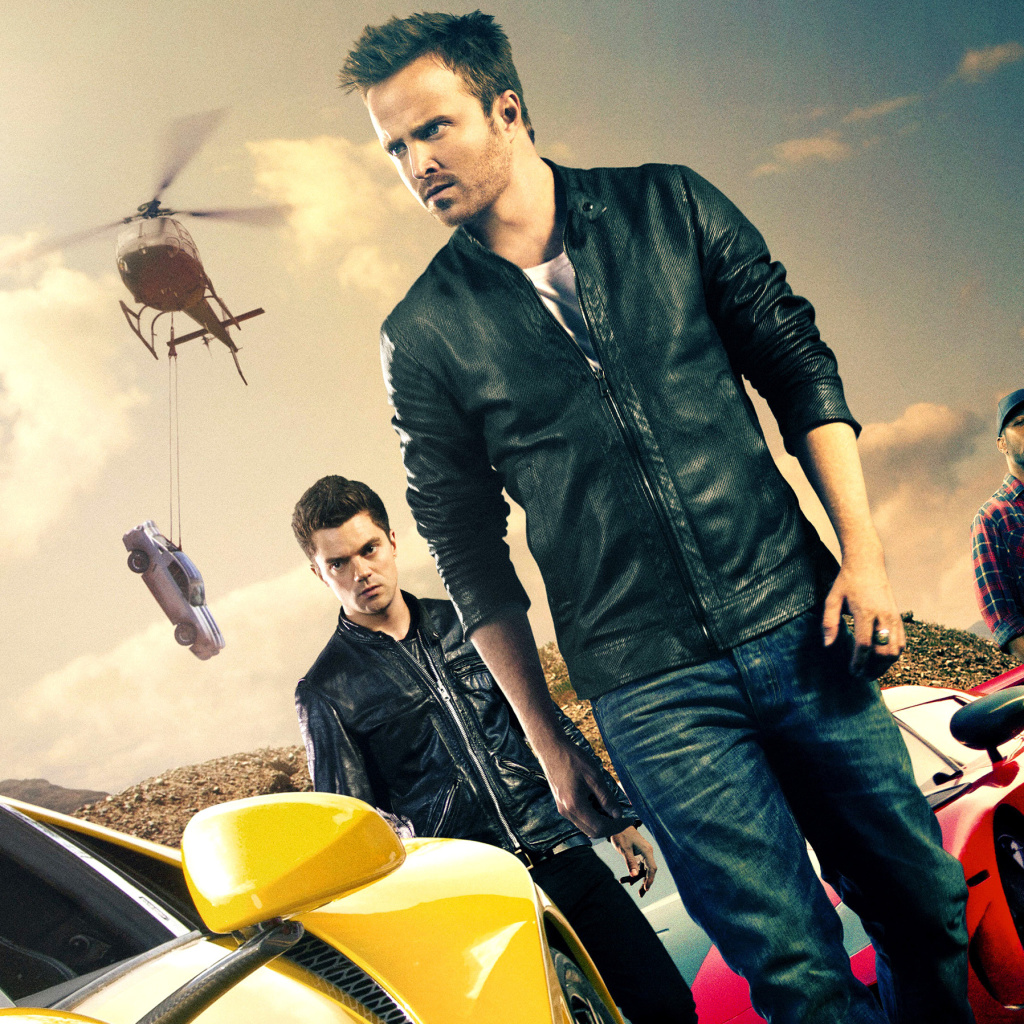 Need for speed Movie 2014 - Aaron Paul wallpaper 1024x1024