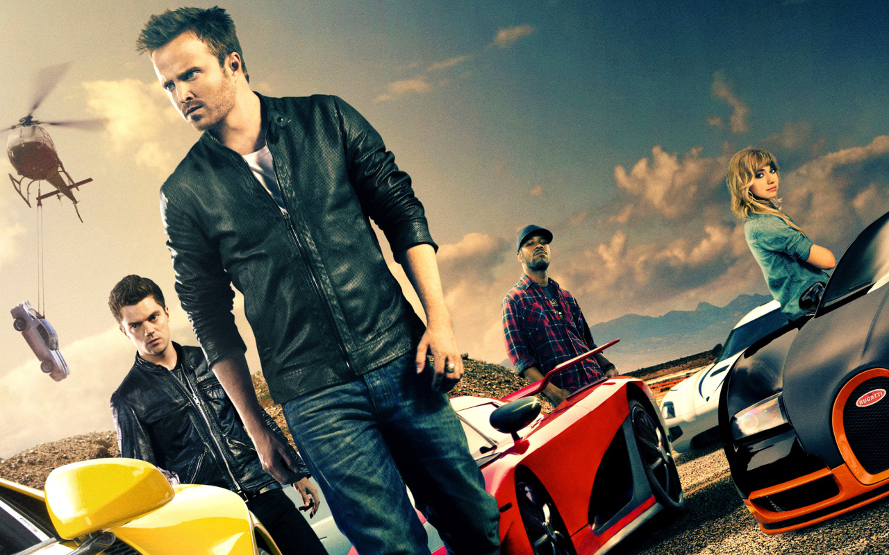 Need for speed Movie 2014 - Aaron Paul screenshot #1 1280x800