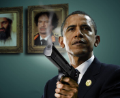 Das Barack Obama Wallpaper 176x144