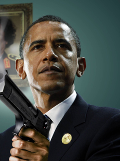 Das Barack Obama Wallpaper 240x320