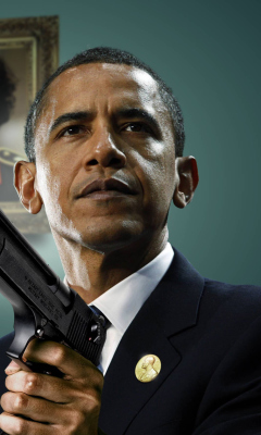 Das Barack Obama Wallpaper 240x400