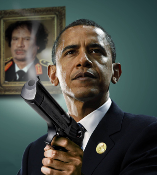 Barack Obama - Obrázkek zdarma pro iPad Air