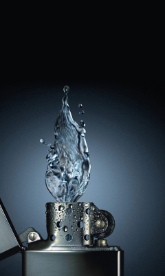 Zippo Water Fire screenshot #1 240x400