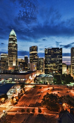 Fondo de pantalla Charlotte, NC 240x400