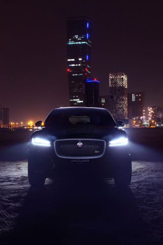 Обои Jaguar F Pace 320x480