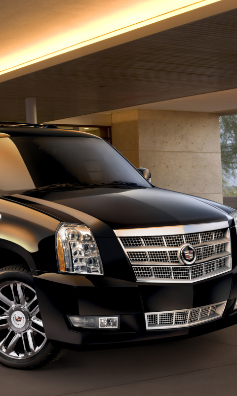 Das Cadillac Escalade Full-Size Luxury SUV Wallpaper 480x800